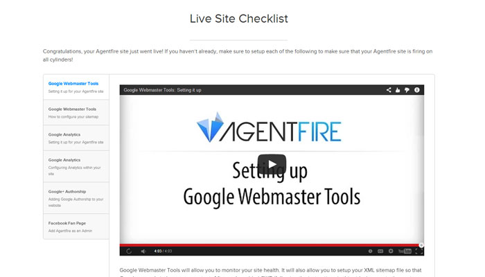 Check out our new Live Site Google Setup Checklist!