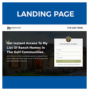 Woodleaf Landing Page