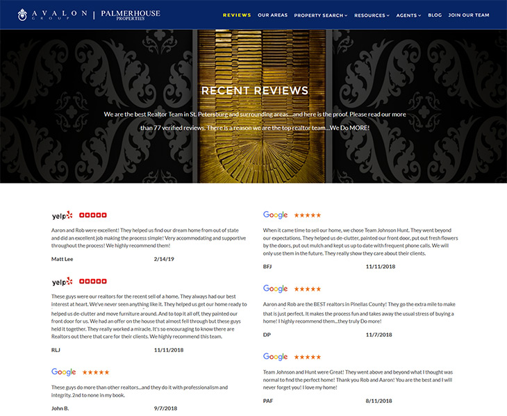 PalmerHouse Website Homepage PalmerHouse Website Homepage
