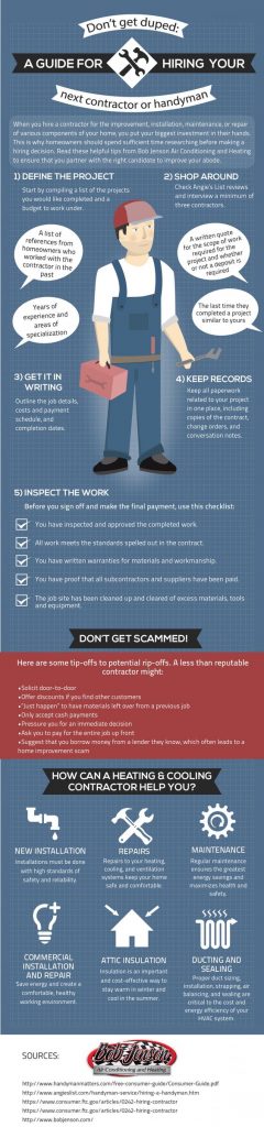 A guide for hiring your handyman