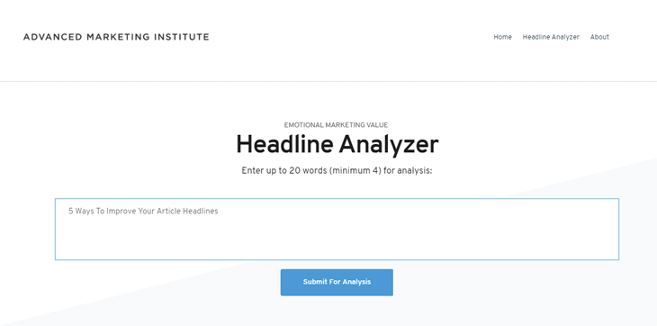 ami headline analyzer