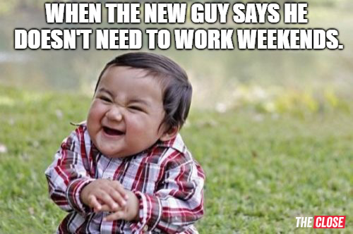 work weekends