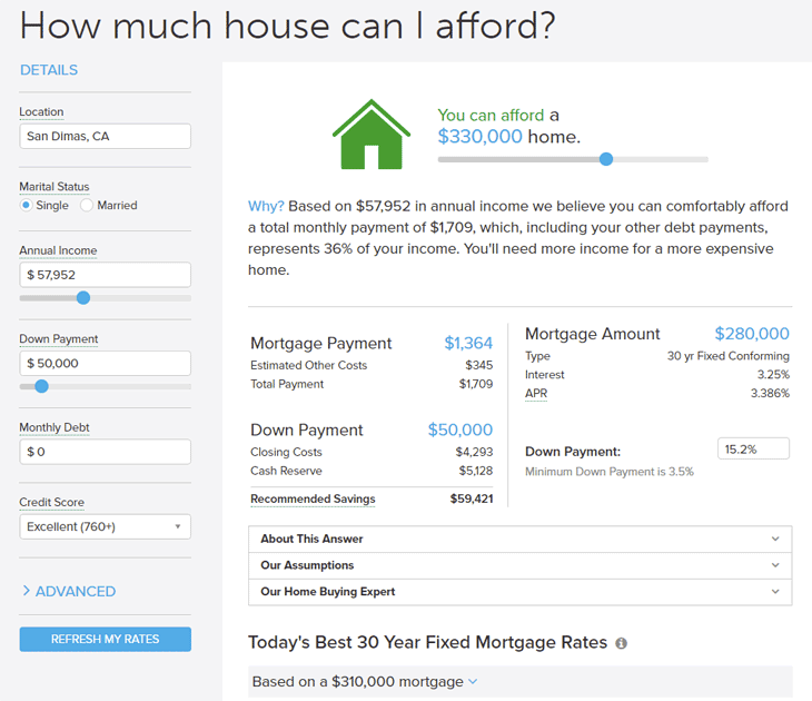 affordability calculator