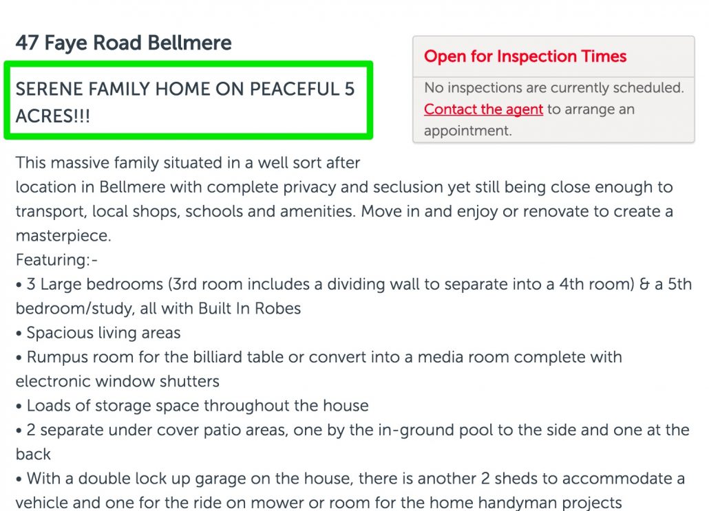 Real estate abbreviations in the MLS