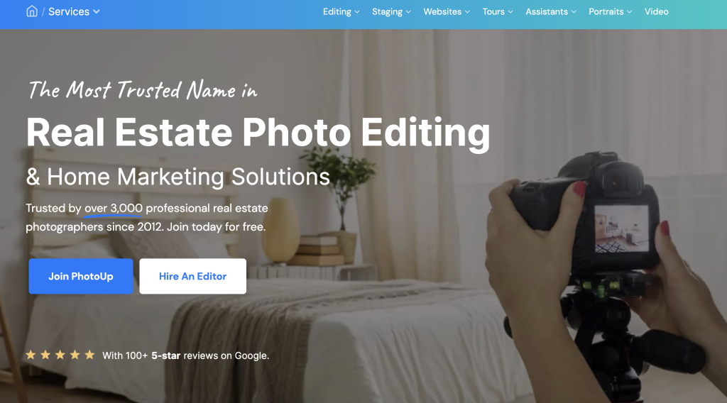 PhotoUp virtual staging