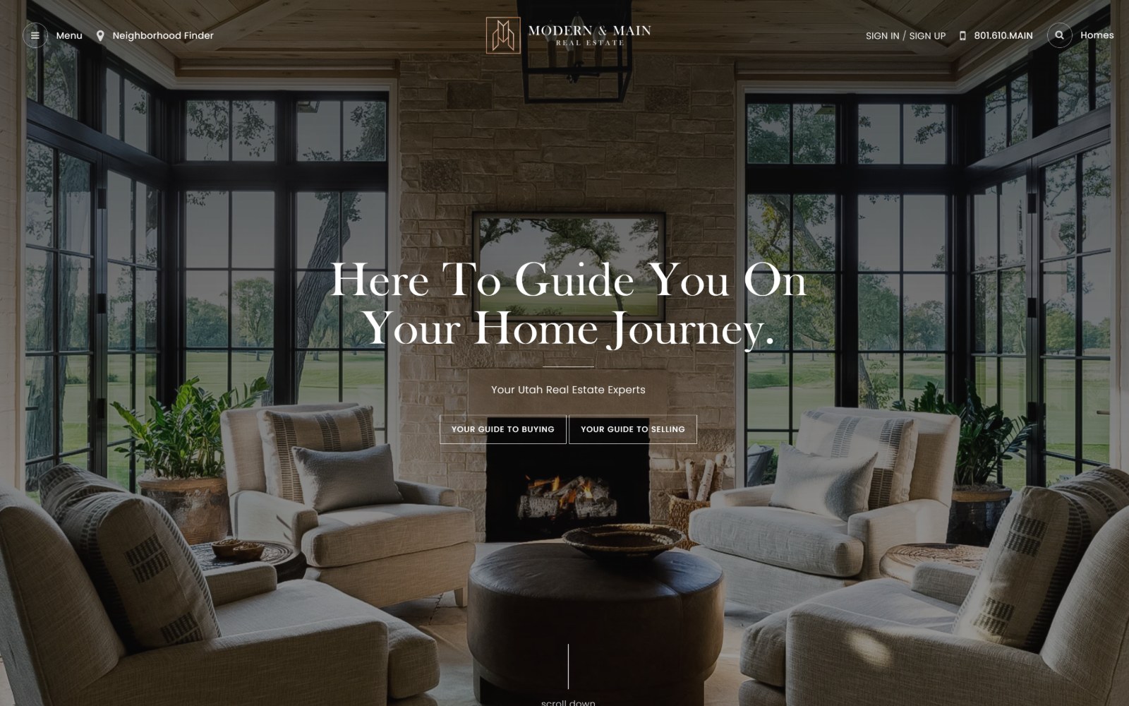 Modern & Main website