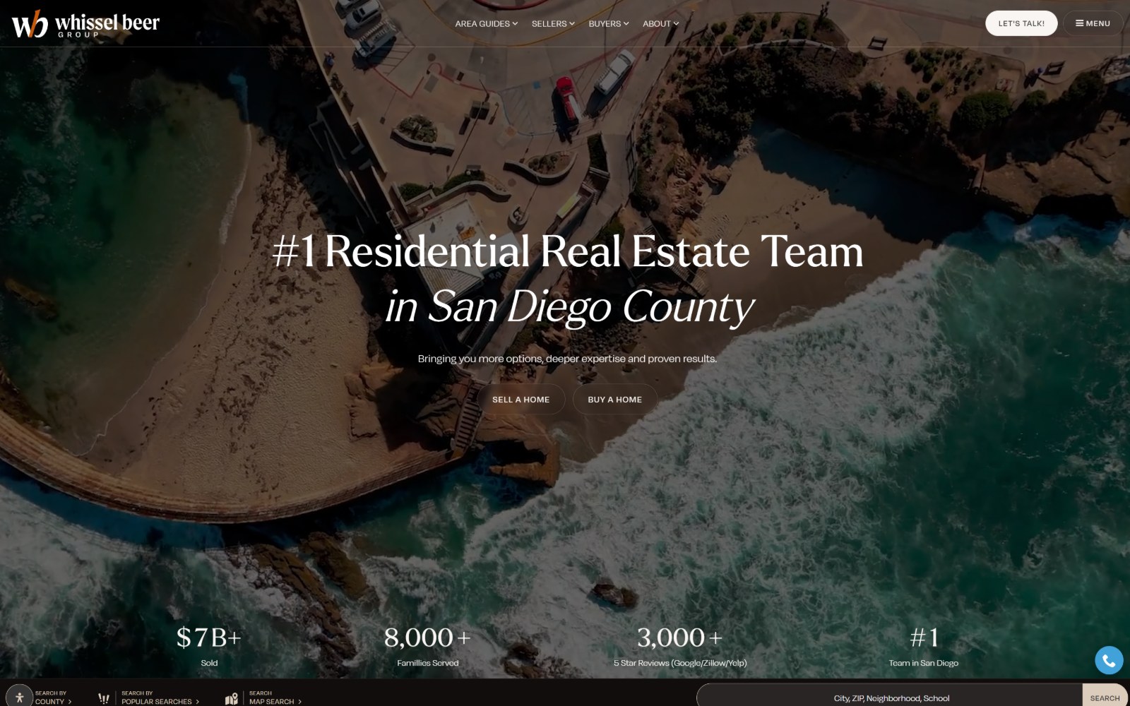 Whissel Realty website